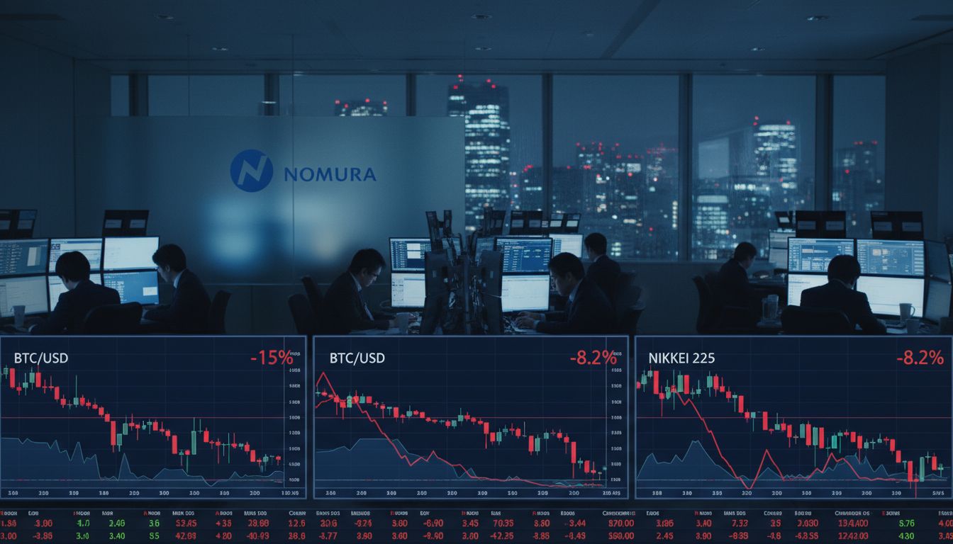 野村縮減加密貨幣交易曝險　獲利下滑促進風險管理轉向保守